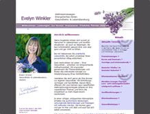 Tablet Screenshot of evelyn-winkler.de